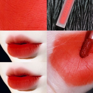 ลิปสติกลิปกลอส Matte Velvet เพิ่มความชุ่มชื้นติดทนนาน 6 สี