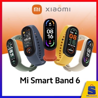 Xiaomi Mi Band 6 สมาร์ทวอทช์ นาฬิกาอัจฉริยะ (Global Version) จอ AMOLED 1.56 นิ้ว วัดออกซิเจนในเลือด SpO2 พร้อมส่ง