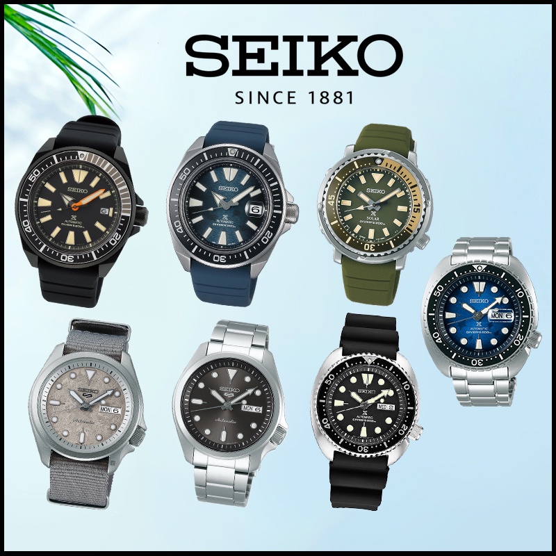 SEIKO Prospex King Samurai นาฬิกา นาฬิกาข้อมือผู้ชาย รุ่น SRPE37K1 SRPE39K1 SRPE51K1 SRPE65K1 SRPE63K1 ประกัน 1 ปี
