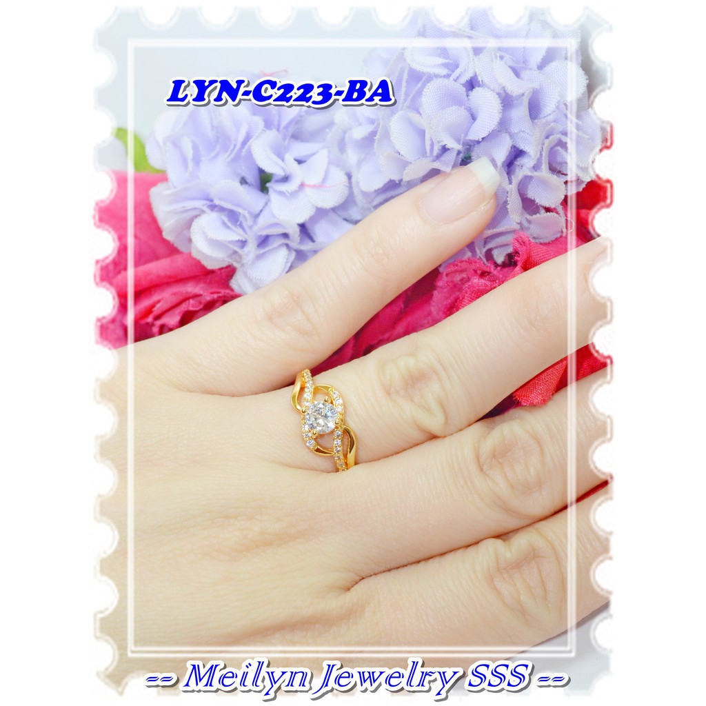 LYN Original Meilyn Brand 18K Gold Plated Ring