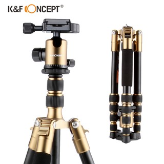 K&amp;F Concept TM2235 Gold Tripod  Aluminium ขาตั้งกล้อง KF09.022G