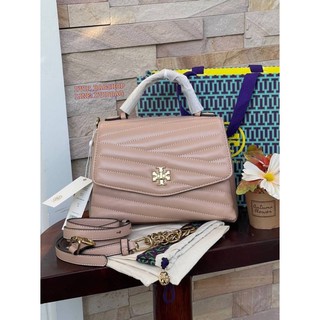 TORY BURCH Kira Chevron Top-handle Satchel แท้💯% งานShop