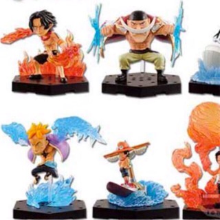 จับฉลาก Onepiece Ace และหนวดขาว Marco ของ🇯🇵แท้ มือ 1 สูง 7 CM