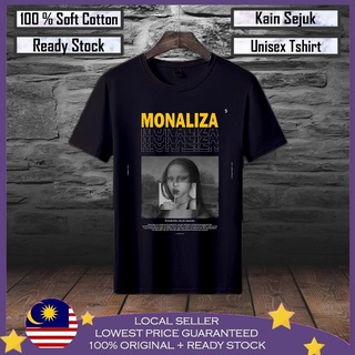 เสื้อยืด ผ้าฝ้าย 100% พิมพ์ลาย CLASSIC MONALIZA Viral Lelaki สําหรับผู้ชาย