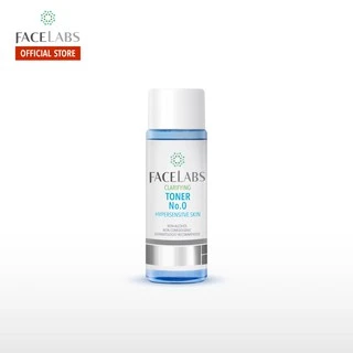 โทนเนอร์ สะอาด สำหรับผิวแพ้ง่ายเป็นพิเศษ FACELABS Toner No.0 100 ml ไม่ระคายเคือง กระชับรูขุมขน ชุ่มชื้น ปรับสมดุลผิว