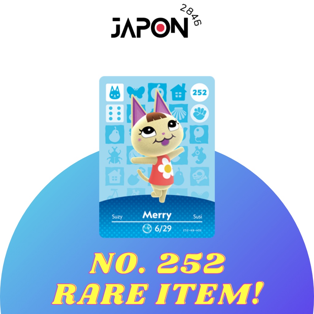 Animal Crossing Amiibo cards No.252