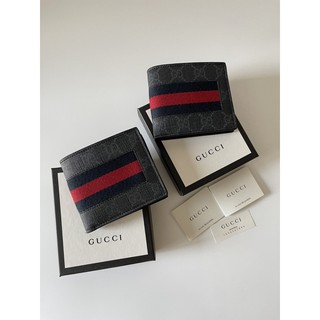 (ผ่อน0%)📌แท้💯Gucci Leather Men Wallet(ไม่แท้คืนเงิน)