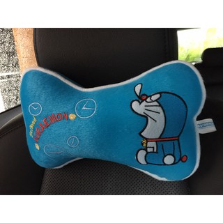 ลิขสิทธิ์แท้ โดราเอมอน หมอนรองคอ ทรงกระดูก โดเรมอน 1 ชิ้น Doraemon 1 pc Car Neck Rest Cushion Head Pillow