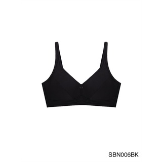 Sabina เสื้อชั้นในมะเร็งเต้านม (ไร้โครง) รุ่น Fill up bra รหัส SBN006BK สีดำ