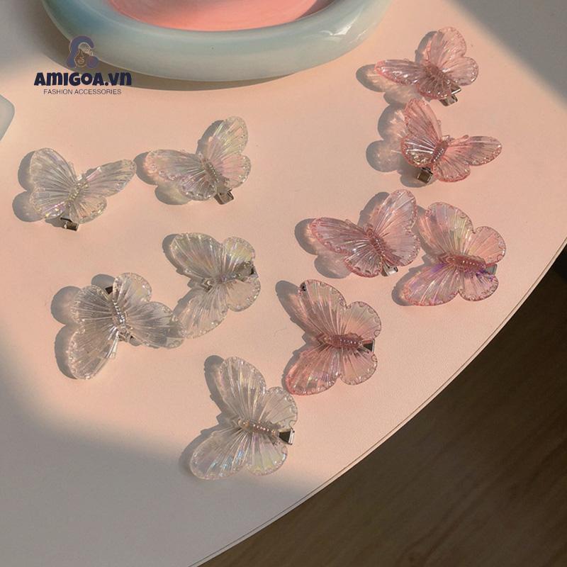 🔥🔥🔥บติดผม รูปผีเสื้อนางเงือก แฟชั่นสวยงาม