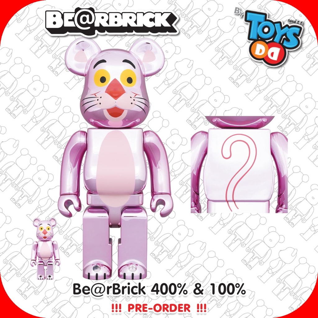 Bearbrick Pink Panther 100 400 ️ของแท้ ️ - wertoys - ThaiPick