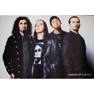 โปสเตอร์ วง ดนตรี System of a Down ซิสเตมออฟอะดาวน์ โปสเตอร์ติดผนัง โปสเตอร์สวยๆ ภาพติดผนัง poster