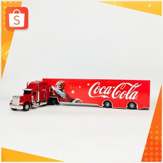 Coca Cola รถโค้ก รถเทรลเลอร์ โมเดลรถเหล็กรถโค้ก Coca-Cola truck ส่วนหัวเป็นเหล็ก