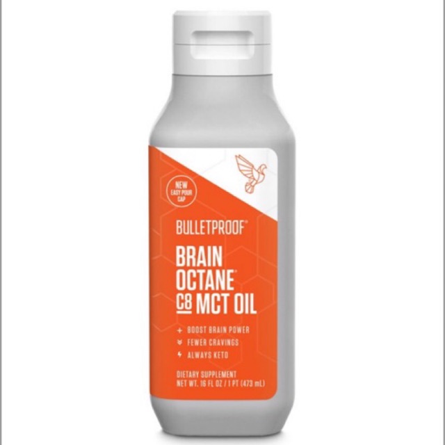 MCT oil ชนิด C8 100% Bulletproof คีโต Keto เข้า Ketosis เร็วขึ้น (New Package)