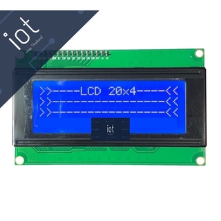 20x4 LCD with backlight (Blue Screen)