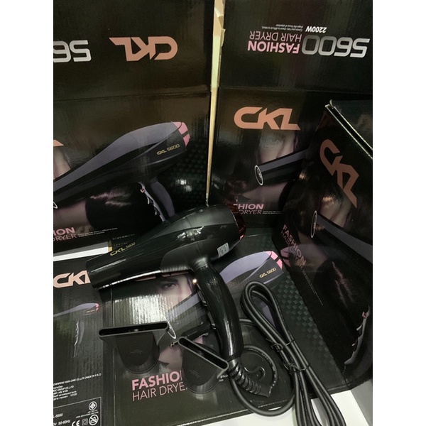 ไดร์เป่าผม  CKL 5600 ที่เป่าผม 2200 วัตต์ ลมแรง แห้งไว ไฟฟ้า แข็งแรง ทนทานทำจากวัสดุ
