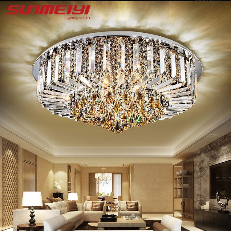 Sunmeiyi โคมไฟเพดาน Led คริสตัล สไตล์นอร์ดิก โมเดิร์น สําหรับตกแต่งเพดาน ห้องนั่งเล่น ห้องนอน ห้องครัว