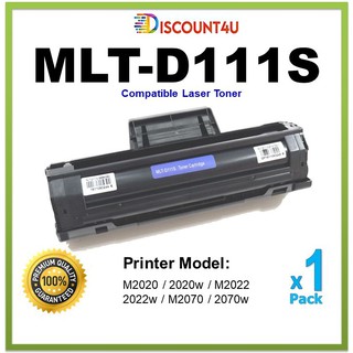 Discount4u ..ตลับหมึกเลเซอร์ 111s / T111S / MLT-D111S / D111S For Samsung SL-M2020/SL-M2022/SL-M2070/SL-M2070F/SL-M2070