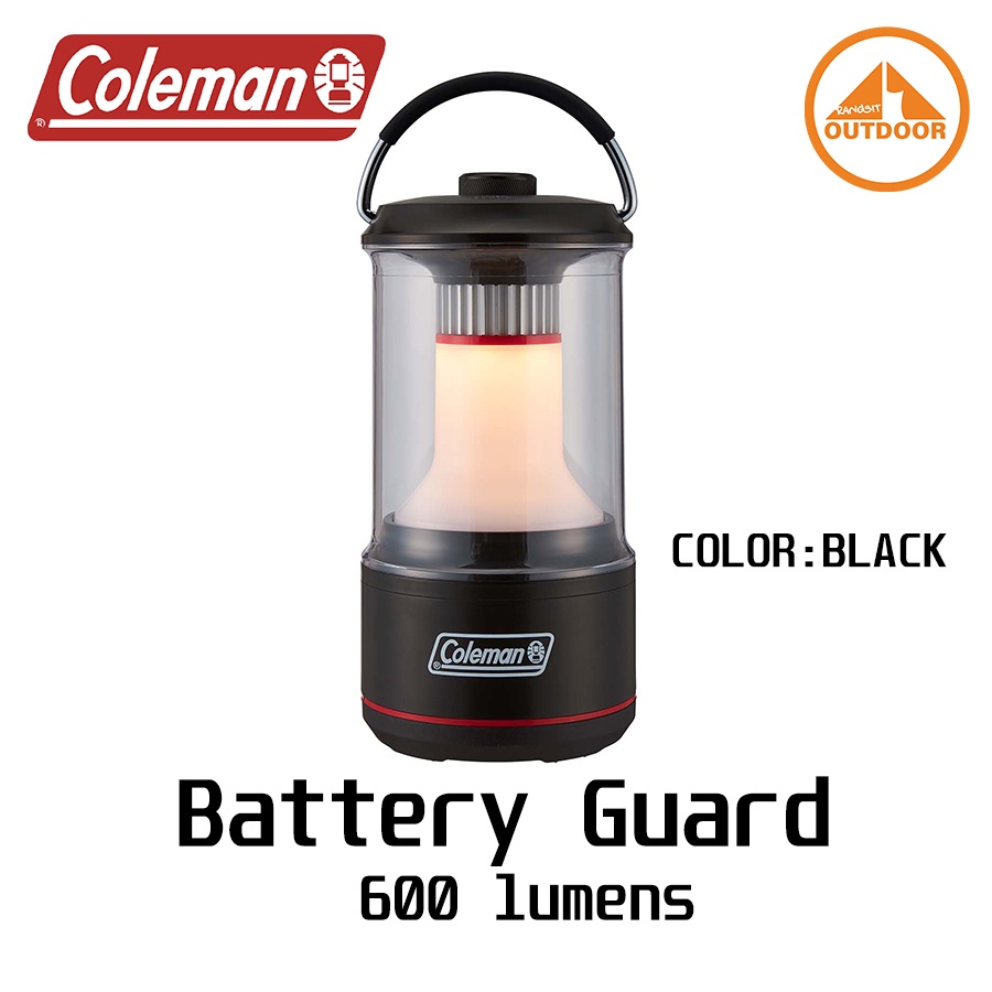 Coleman Batteryguard 600 lumen #Black ตะเกียง LED แคมป์ปิ้งสว่าง 600 ลูเมน
