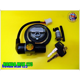 สวิทกุญแจ - ล็อคเบาะ - ฝาถัง สำหรับ HONDA MSX 125 GROM125 Ignition Switch Seat Lock &amp; Fuel Cap