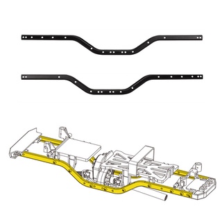 กรอบโลหะ ด้านข้าง SCX24 สําหรับอัพเกรดรถไต่หินบังคับ Axial Deadbolt สเกล 1/24 AXI90081T2 AXI90081T1 2 ชิ้น