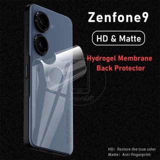 Asus Zenfone 9 Zenfone9 ฟิล์มไฮโดรเจลนิ่ม ใส กันรอยหน้าจอ ด้านหลัง แบบเต็มจอ