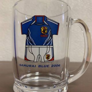 Limited Edition Kirin Glass Sanurai Blue National Soccer Team