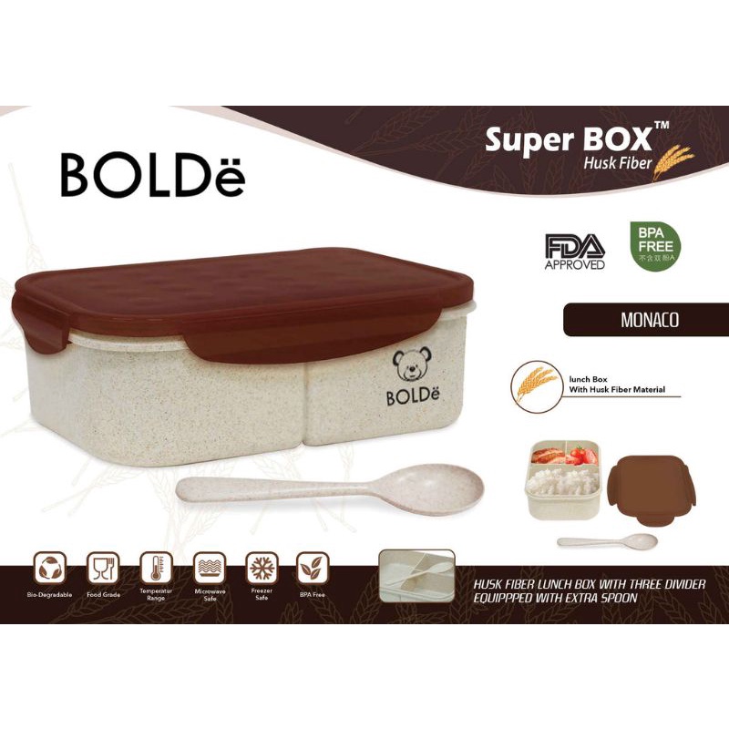 BOLDE SUPER MEAL BOX MONACO HUSK FIBER
