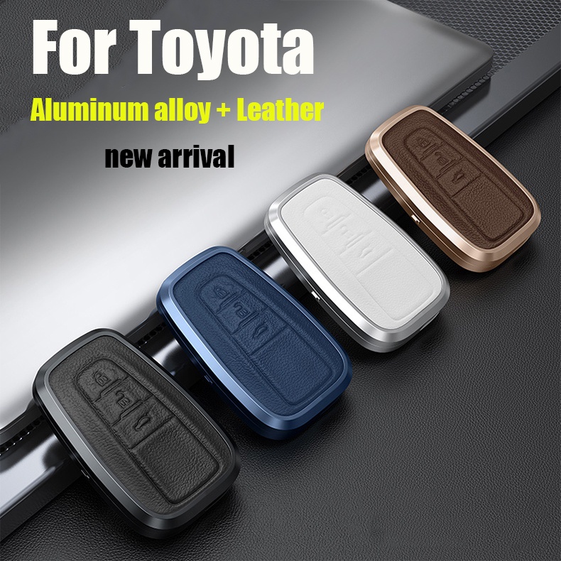 เคสกุญแจรีโมทรถยนต์ พร้อมพวงกุญแจ สําหรับ Toyota Camry RAV4 Cross C-HR Prius Corolla