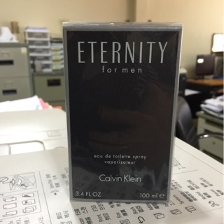 CK Eternity for men edt 100 ml กล่องซีล