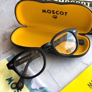 💥💥พร้อมส่ง📌MOSCOT :รุ่นLEMTOSH ของแท้ 💯 สีดำ Black  Size 46◼ 24 🚩145  กล่องและอุปกรณ์ครบ Set Special Price 3,500