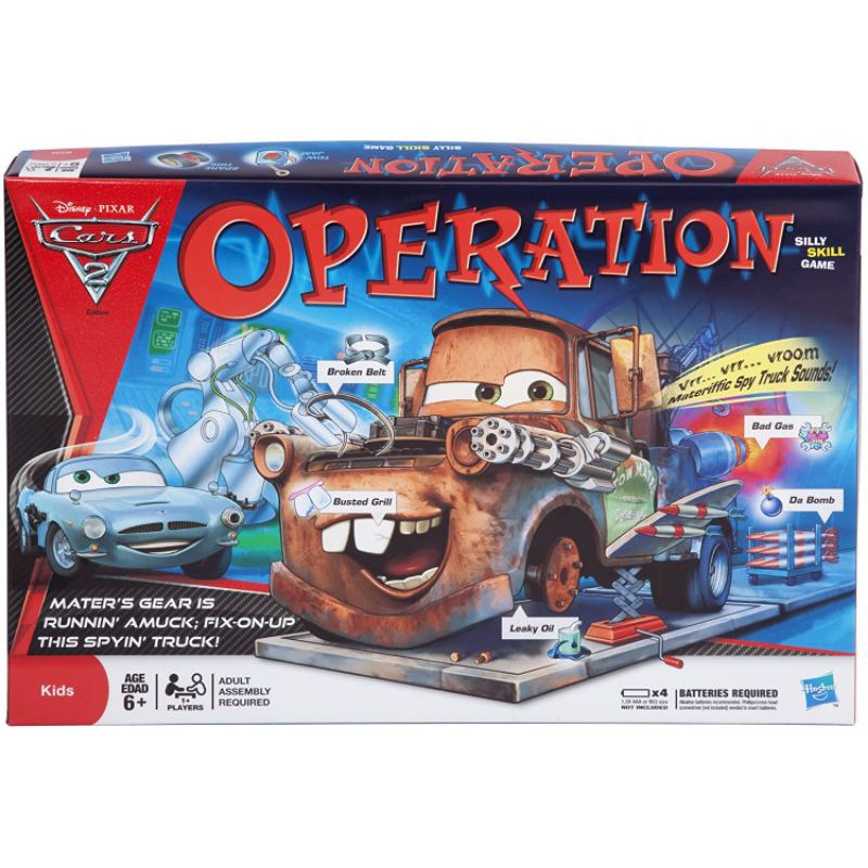 Disney Pixar Operation Cars 2 Edition Board Game บอร์ดเกม