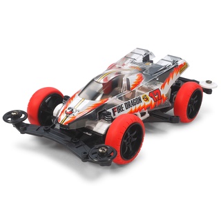 Mini 4 WD รถรางมอเตอร์ Tamiya 95337 FIRE DRAGON Clr.SP. (VS)  1/32