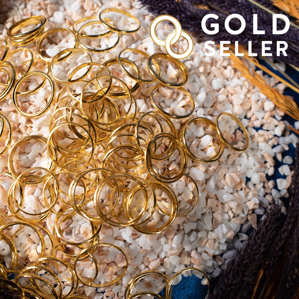 Goldseller แหวนทอง ลายเกลี้ยง 0.6 กรัม ทองคำแท้ 96.5%
