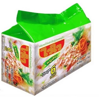 ไวไว เส้นหมี่รสหมูสับ (สม.) 6ซอง