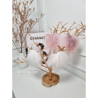 Fluffy Earrings ต่างหูขนนก