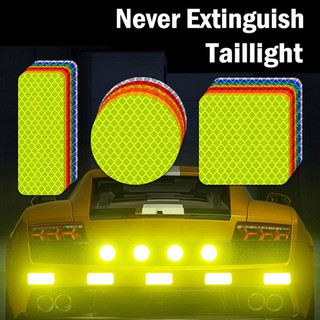 สติกเกอร์สะท้อนแสง 3M สำหรับติดแถบเตือนประตูรถยนต์ ด้านหน้าและด้านหลัง