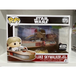 Funko Pop Luke Skywalker With Speeder Star Wars Smuggler’s Exclusive 175