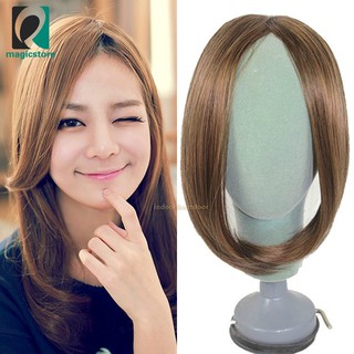 MS♂ Hairbang Real Natural Hair Extensions Clip In Front Hair Bangs Fringe Human Love Hair