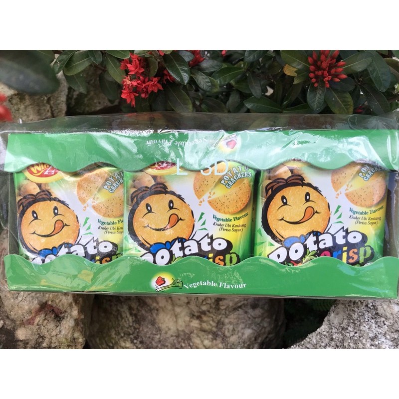 potato crisp ขนมcrackers อบกรอบ แผ่นบาง