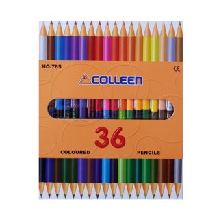 สีไม้คอลลีน Colleen 18แท่ง36สี#785(แท่งกลม)