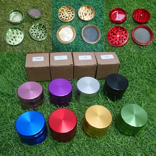 [1004][🚚พร้อมส่ง]🌿Grinder ขนาด 50mm 4ชั้น ฟันคม งานCNC เครื่องบด สมุนไพร เมล็กกาแฟ