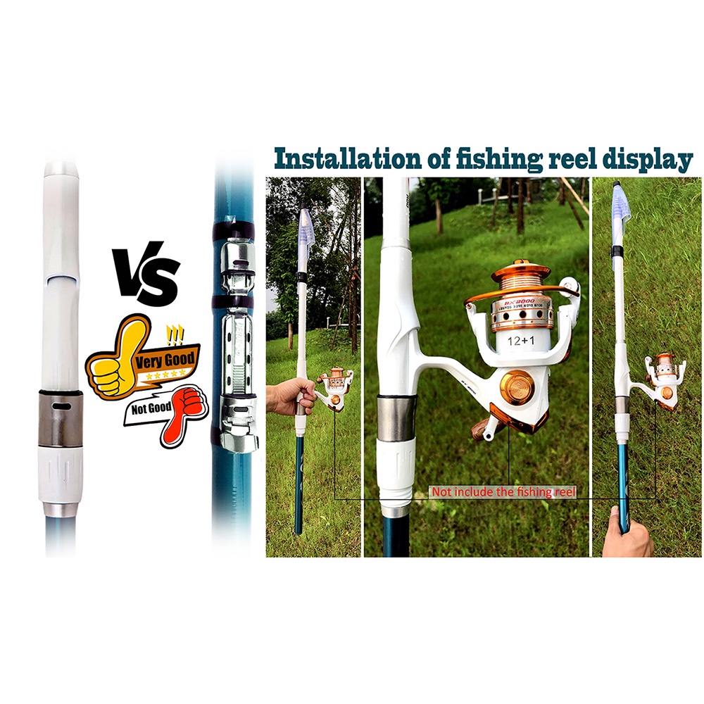 คันเบ็ดGHOTDA Carbon rock fishing rod 3.6M 4.5M 5.4M 6.3M hard ...