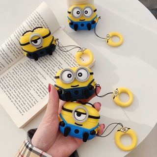 เคสหูฟังบลูทูธไร้สาย ซิลิโคนนิ่ม ลายมินเนี่ยน Despicable Me สําหรับ Airpods 3 pro 2 1