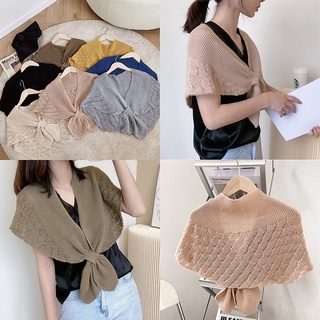 CICI มีสินค้า ผ้าพันคอผ้าคลุมไหล่ถัก Knitted Shawl Scarf