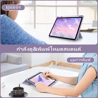 GOOJODOQ 🇹🇭 เคสไอแพด สำหรับ iPad Pro11 Air4 Air5 gen10 ​​10.9 gen9 8 7 10.2 Case ฝาครอบอะคริลิคใส