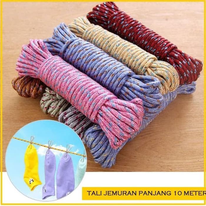 NYLON ROPE / CLOTHESLINE ROPE / 10 เมตร MULTIPURPOSE NYLON LAUNDRY ROPE NYLON - SR