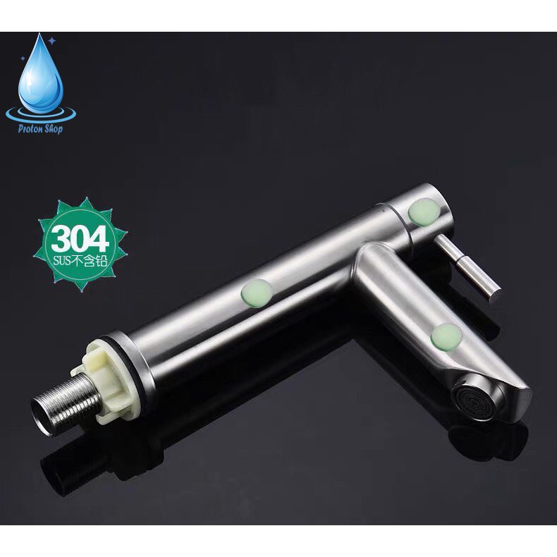 💧PT💧 ก๊อกน้ำ ก๊อกอ่างล้างหน้าคอตรง สแตนเลส304แท้ เซรามิควาล์วทองเหลือง ลดปัญหารั่ว-ซึม แถมฟรีเทปพันเกลียว - รูปที่ 6