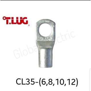 หางปลาทองแดงรุ่นหนา ทรงยุโรป Cable Lugs CL Type รุ่น CL35-8 T Lug