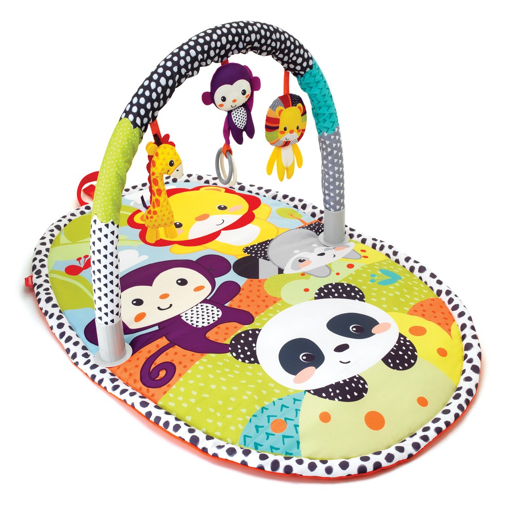 Infantino : เพลย์ยิมลายสัตว์ต่างๆ : EXPLORE & STORE ACTIVITY GYM